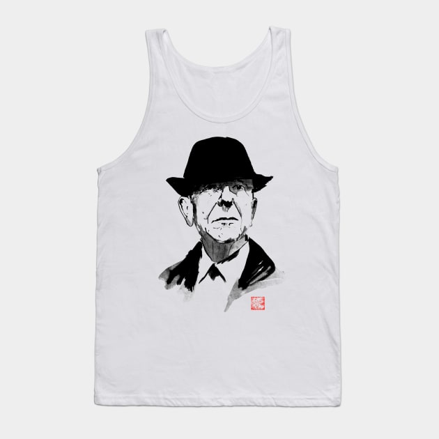 leonard cohen Tank Top by pechane